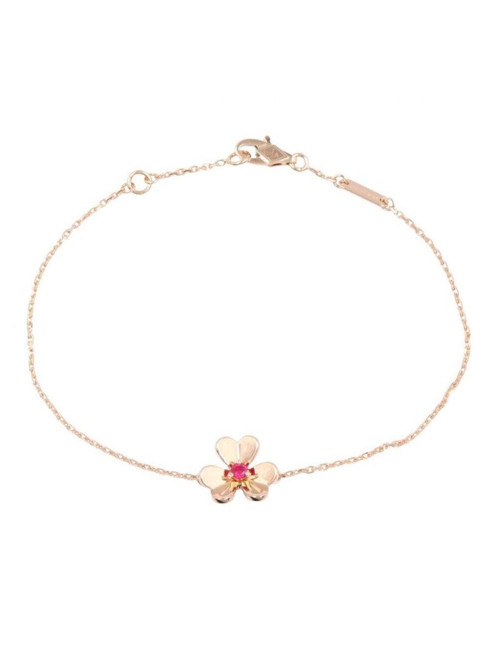 Van Cleef & Arpels Bracelet Frivole Mini Ruby 18k Pink Gold